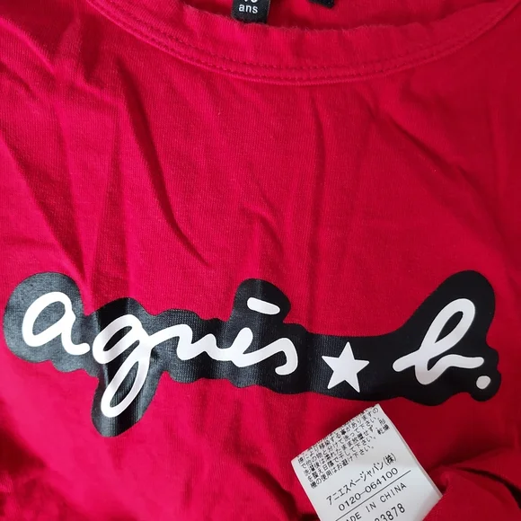 Japan Brand Agnes b Enfant boy girl cotton tee t-shirt 10ans -